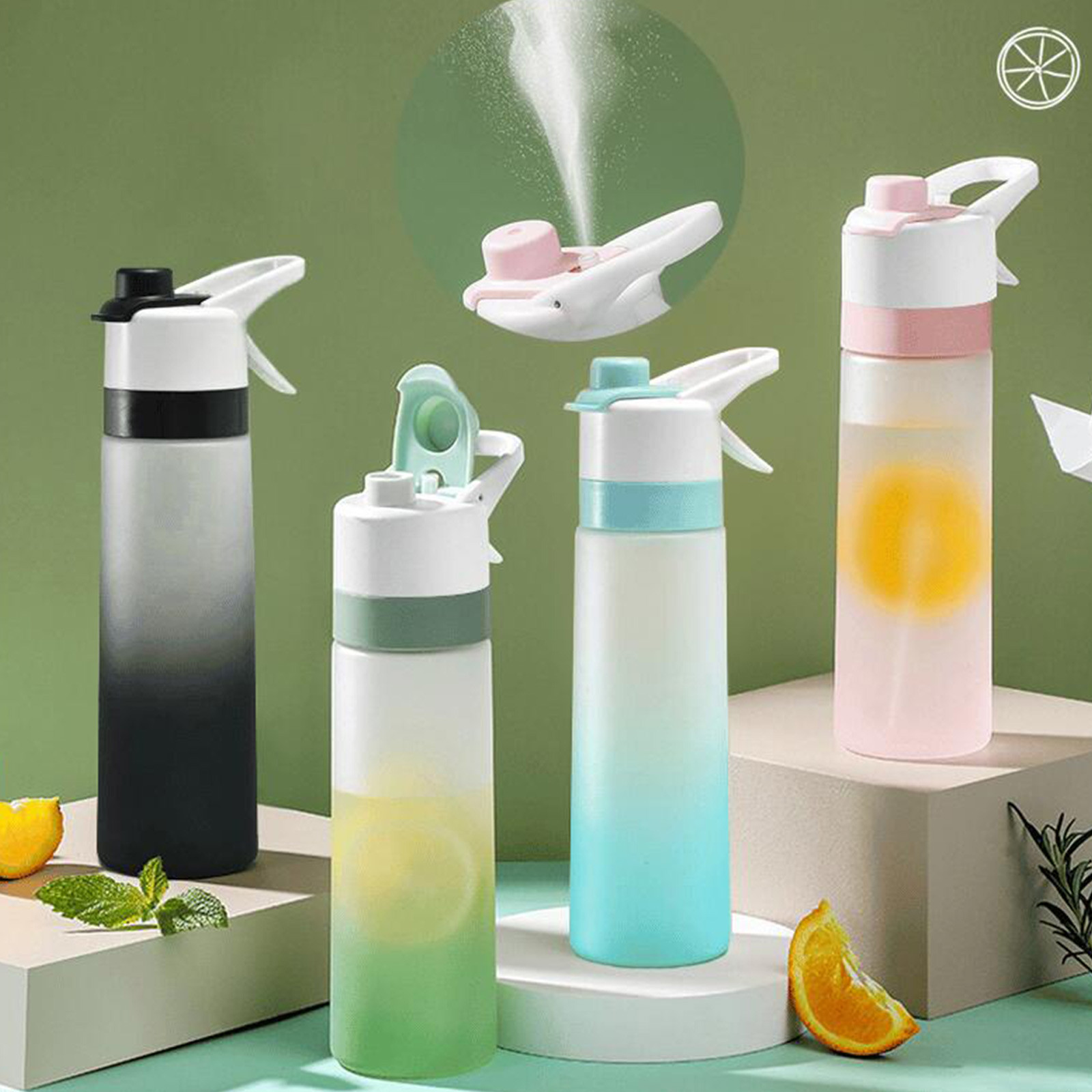 Smart Water Bottle Tracker - Gradual Fog Surface Water Cup High