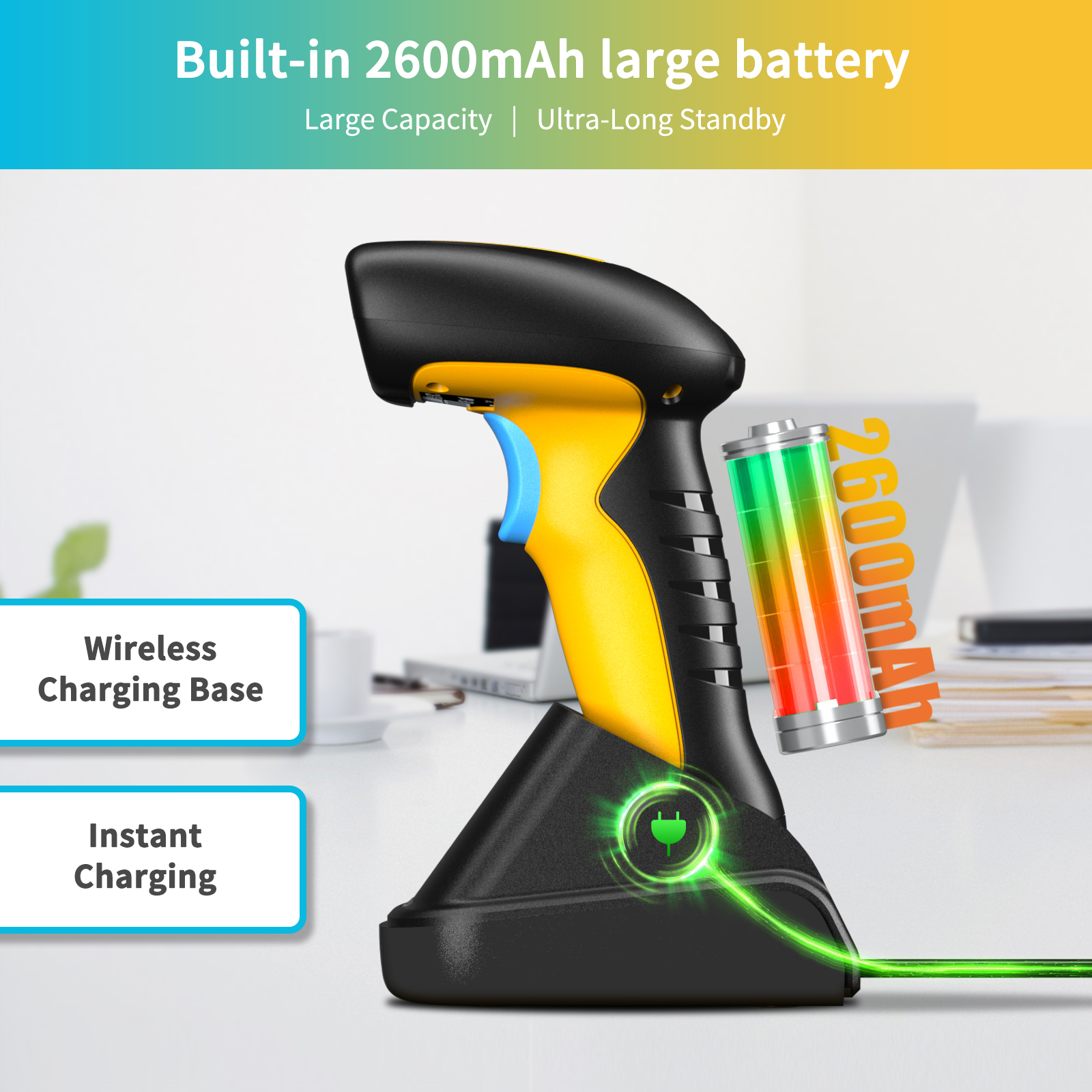 NETUM Upgraded QR Industrial B – Barcode Scanner Wireless recenzja i cena