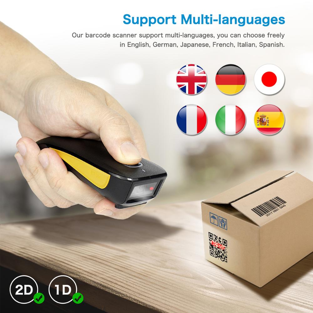 NETUM C750 Bluetooth 2D Barcod – Barcode Scanner Wireless recenzja i cena