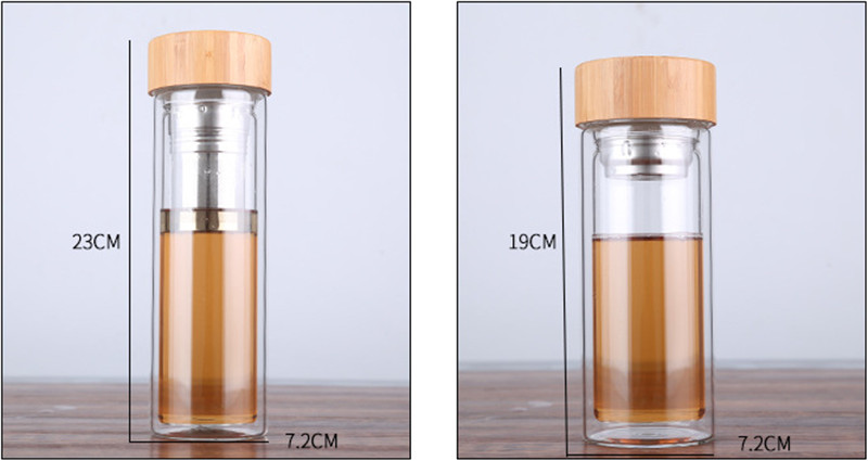 Fruit Tea Bottle Glass Bottle  – Smart Water Bottle Tracker recenzja i cena