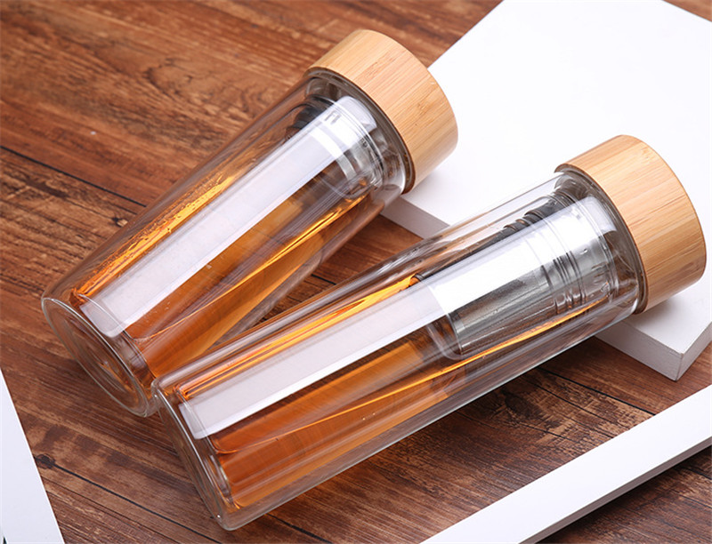 Fruit Tea Bottle Glass Bottle  – Smart Water Bottle Tracker recenzja i cena