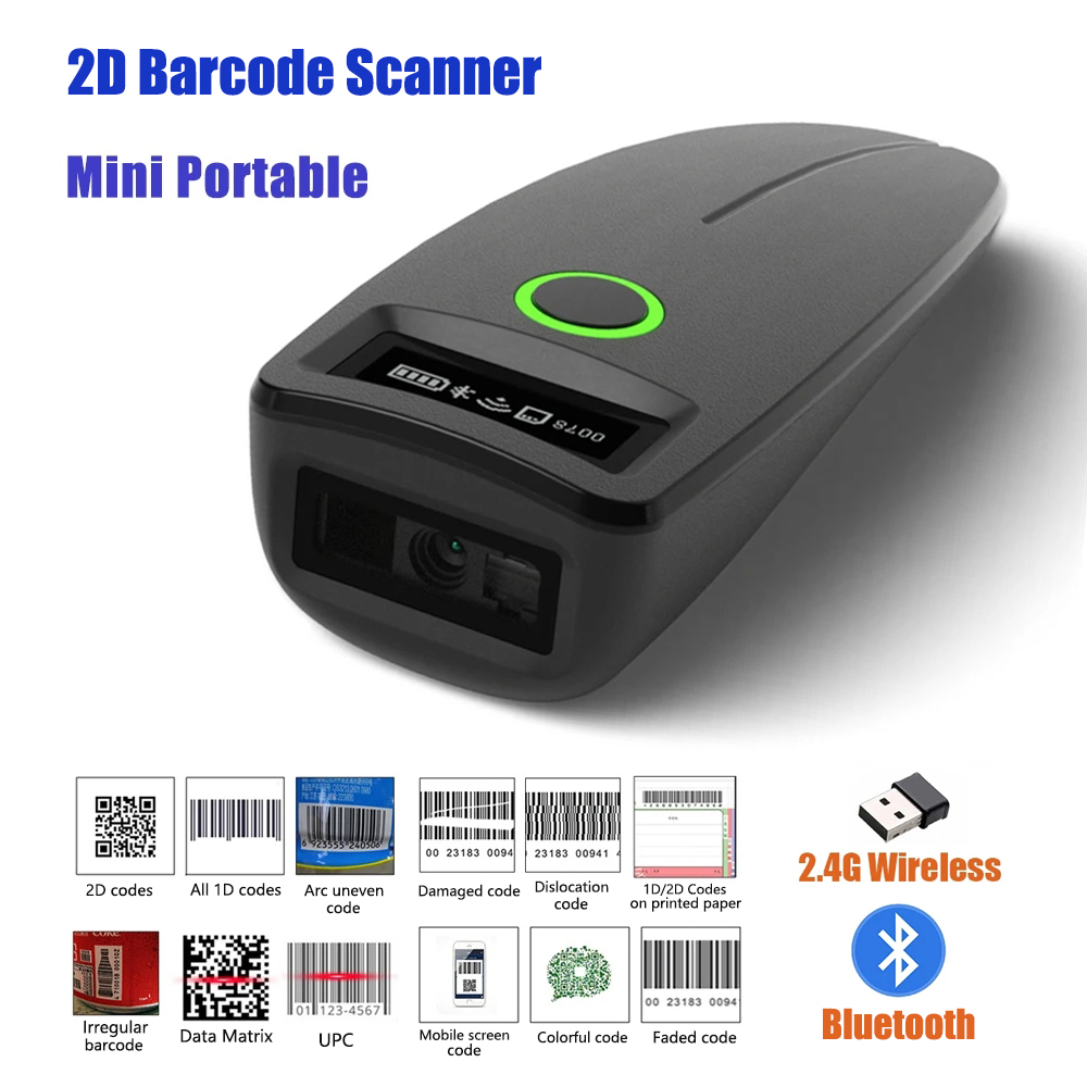 2D Barcode Scanner W7 Mini Wir – Barcode Scanner Wireless recenzja i cena