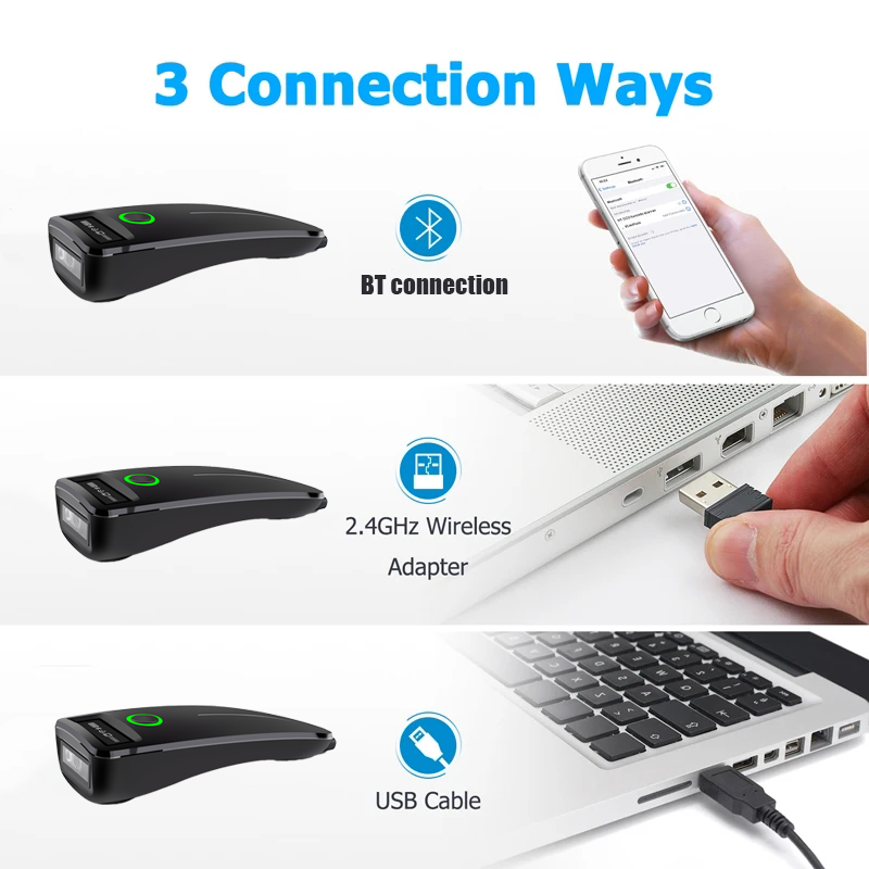 2D Barcode Scanner W7 Mini Wir – Barcode Scanner Wireless recenzja i cena