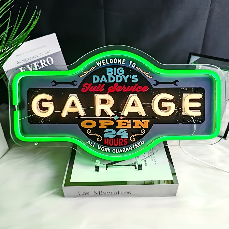 Retro Garage LED Neon Sign UV  – Retro Game Controller Usb recenzja i cena