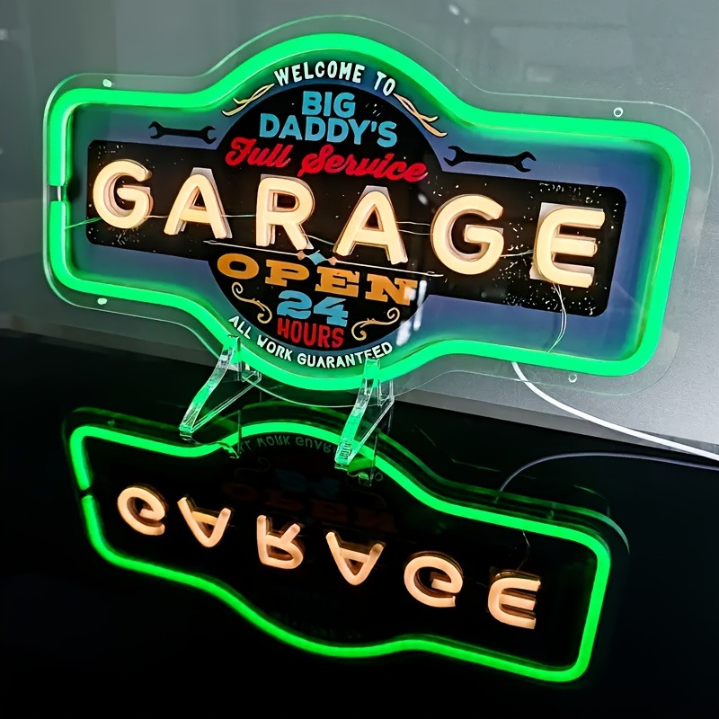 Retro Garage LED Neon Sign UV  – Retro Game Controller Usb recenzja i cena