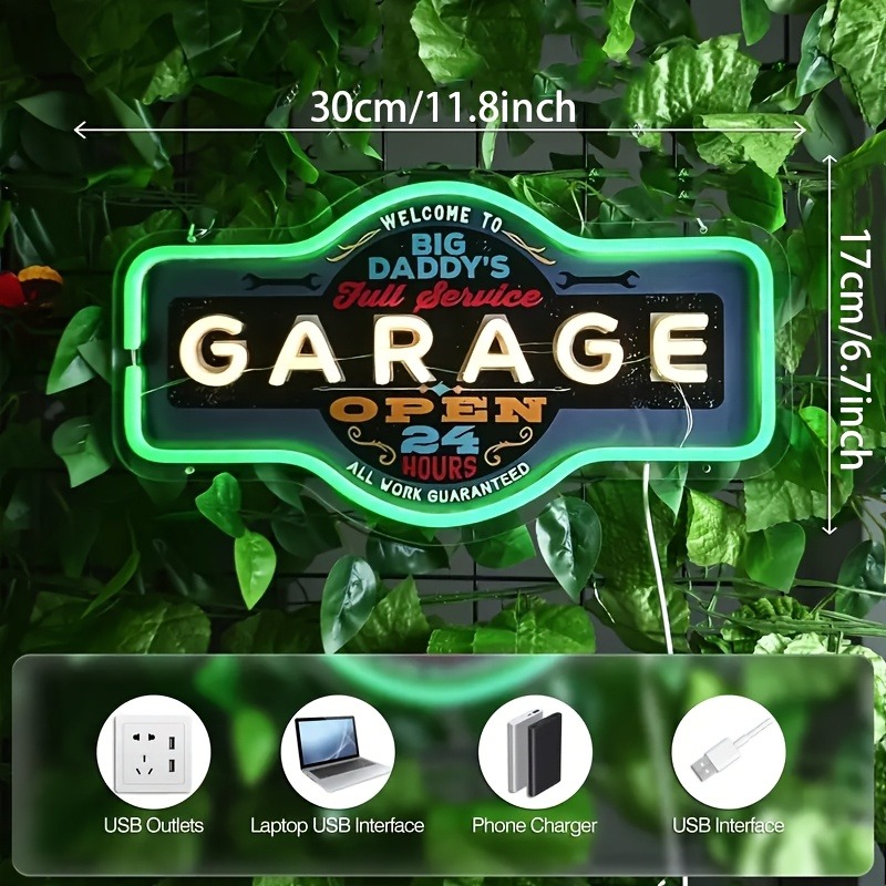 Retro Garage LED Neon Sign UV  – Retro Game Controller Usb recenzja i cena