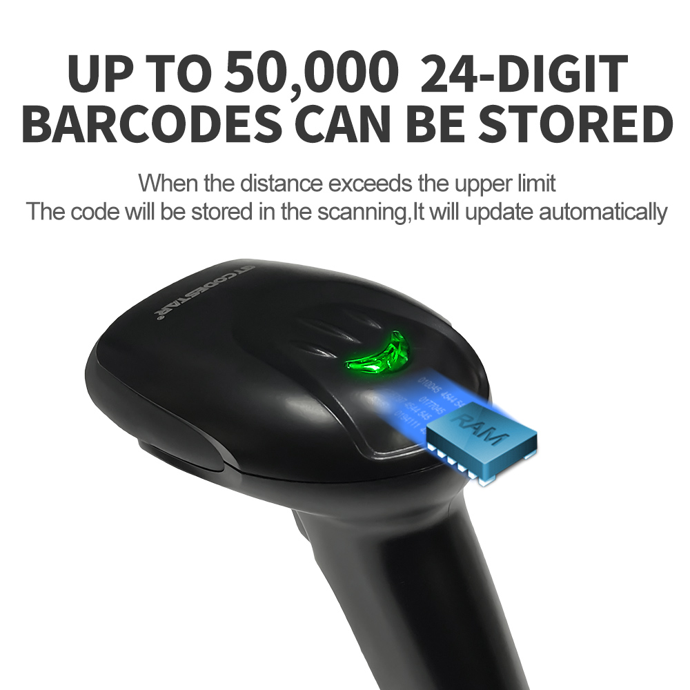 GTCODESTAR QR Wireless 1D 2D B – Barcode Scanner Wireless recenzja i cena