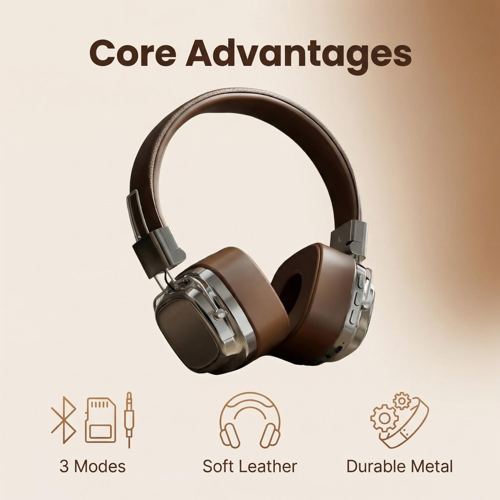 Retro Leather Over-ear Headpho – Retro Game Controller Usb recenzja i cena