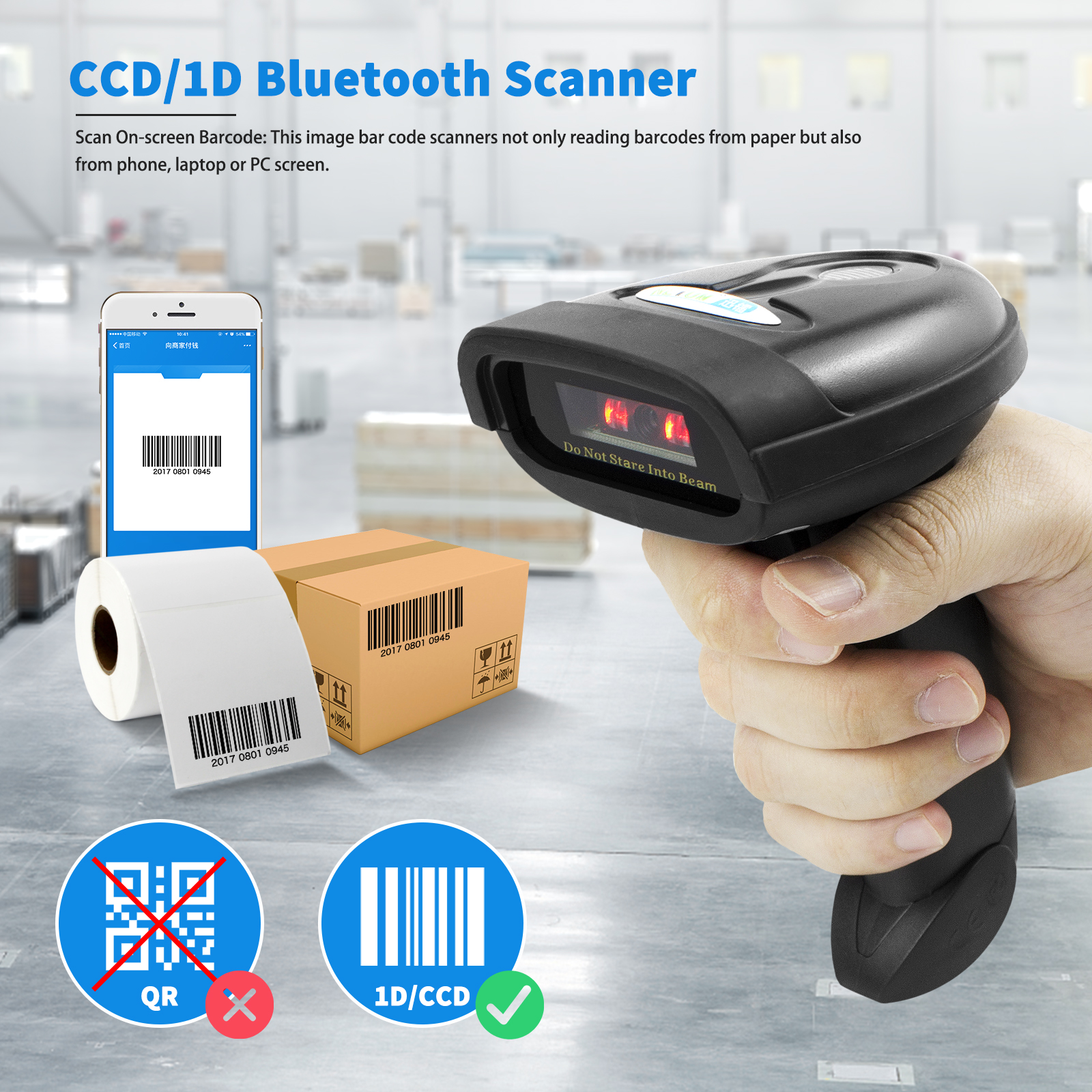 NETUM NT-1228BC Wireless Bluet – Barcode Scanner Wireless recenzja i cena