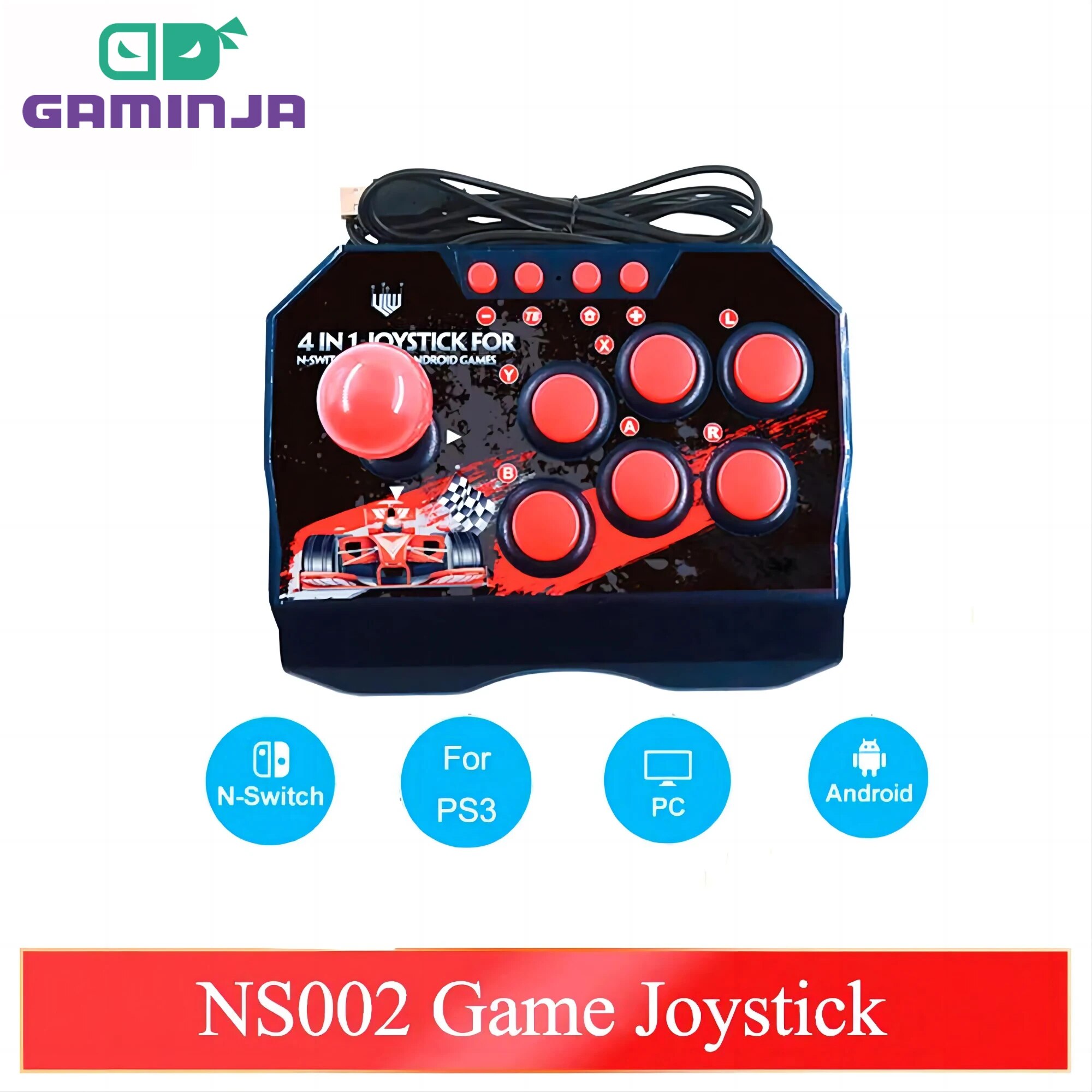 GAMINJA NS002 4 In 1 Retro Arc – Retro Game Controller Usb recenzja i cena