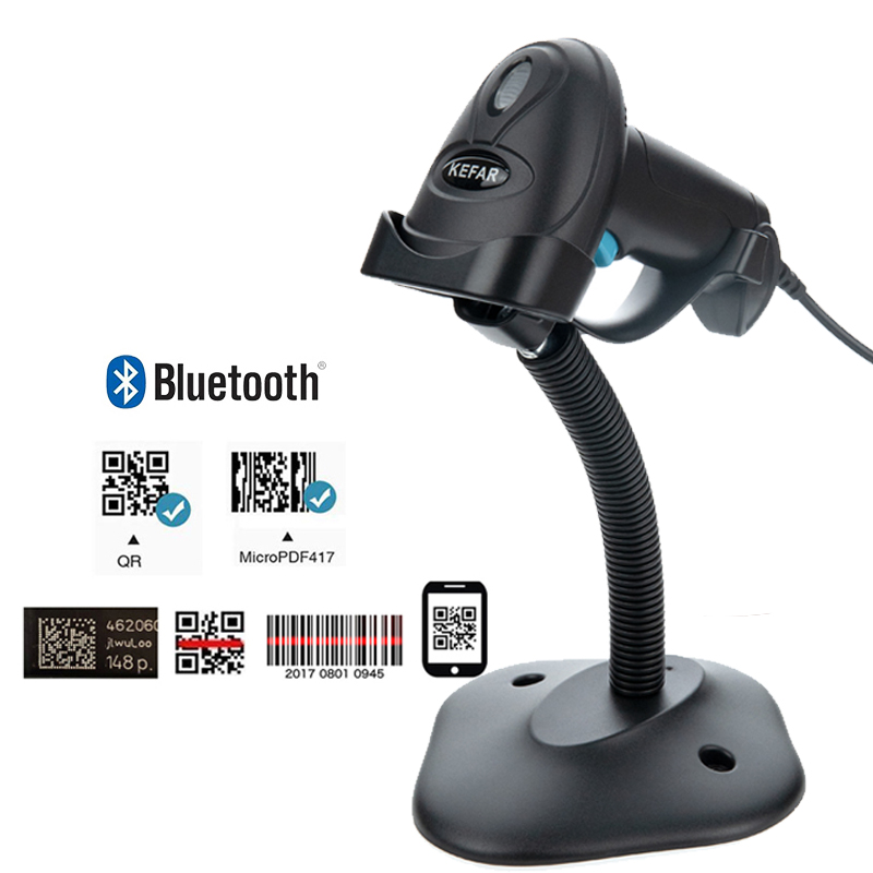 KEFAR 1D/2D Wireless Wired Bar – Barcode Scanner Wireless recenzja i cena