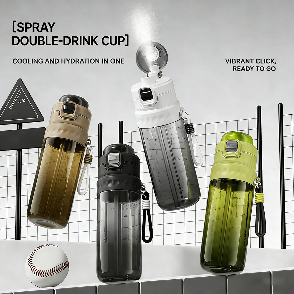 750ML Portable Mist Spray Wate – Smart Water Bottle Tracker recenzja i cena